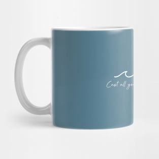 Cast All Your Anxiety Waves - 1 Peter 5:7 Mug